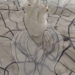 " Urbana Anatomia" 2026, ricamo su tessuto — Maria Carmela Milano, Barbara Annunziata